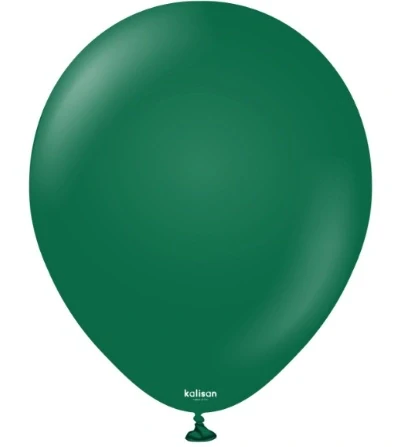 Latexový balonek - zelený tmavě standard 30 cm