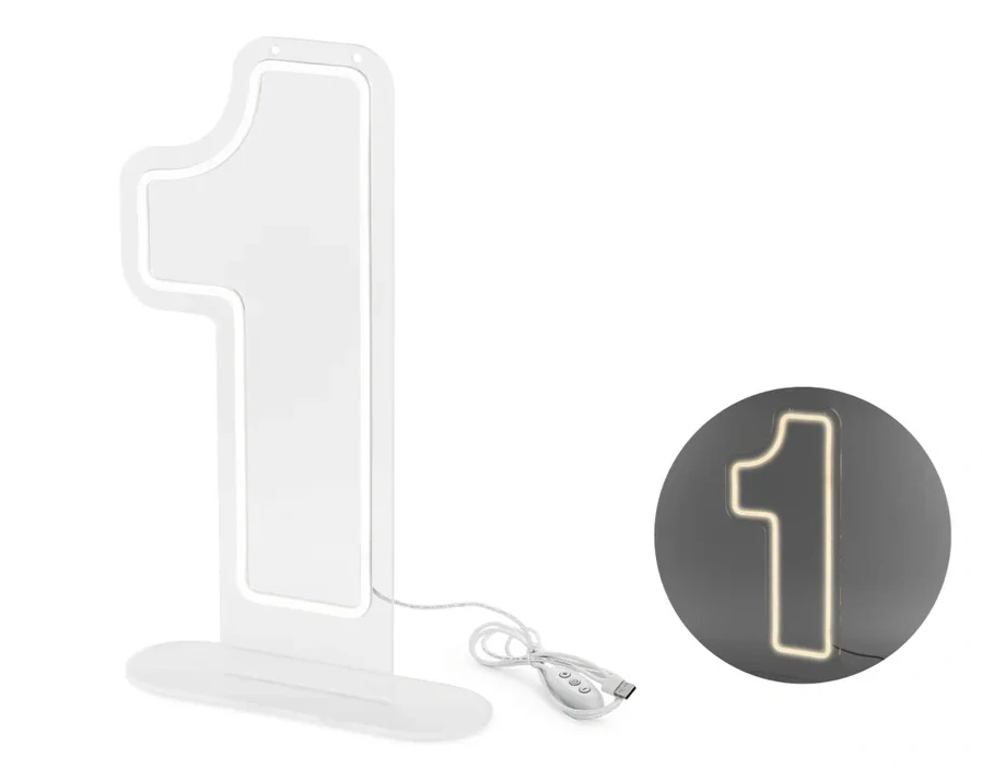 LED svítící číslice 1 - 50 cm, půjčovna