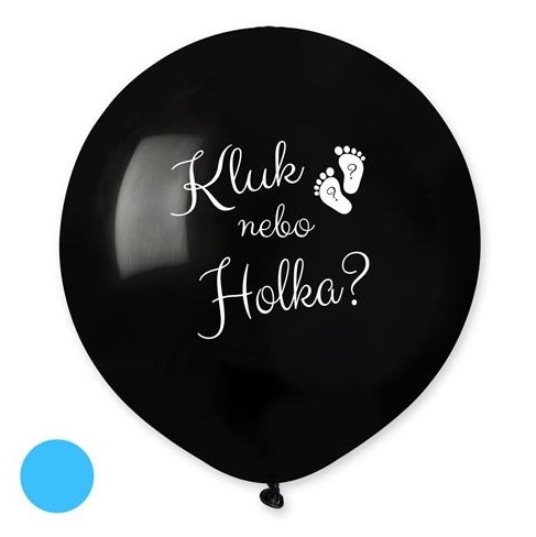 MIMI 14 - Kluk nebo holka - modré konfety 48cm