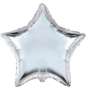 STAR 04 - stříbrná hvězda 46cm