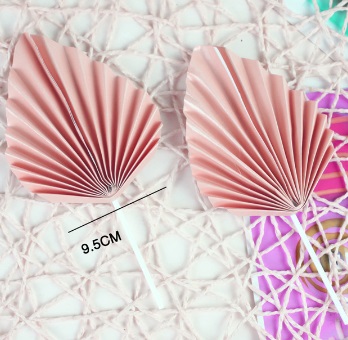 Na dort 30 - papírová rozetka pink 9,5cm