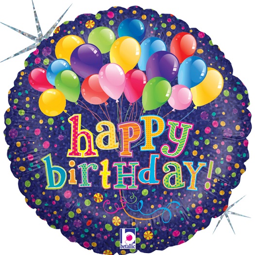 HAP 83 - Happy Birthday balonky / 46cm