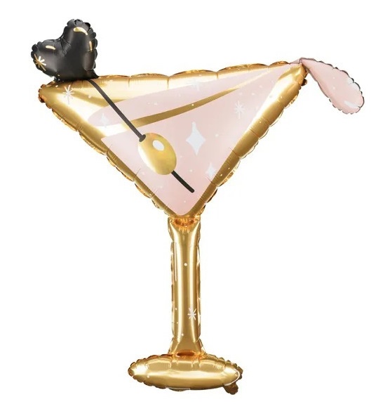 x-04 Sklenka Martini 104x86cm / včetně helia