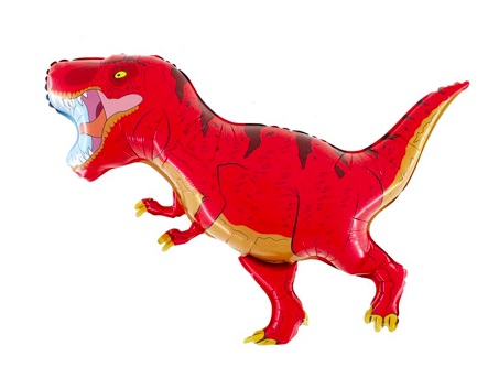 x-14 Dinosaurus RED 90cm / včetně helia