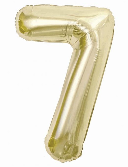 Číslice 7 - Champagne 85cm