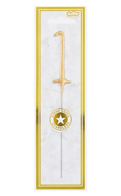 Prskavka č. 1 - výška číslice 7cm