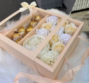 Flower Box - duo CREAM