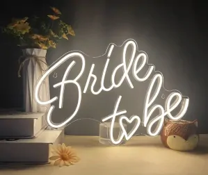 LED nápis BRIDE TO BE