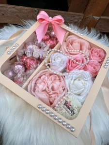 Flower Box - duo PINK