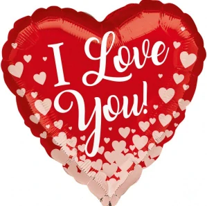 SRDCE 72 - red I Love You 43 cm