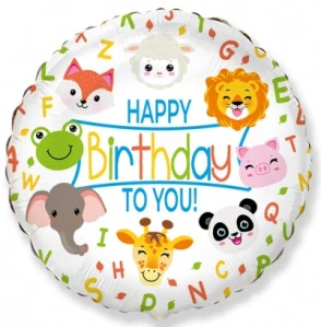 HAP 100 - Happy Birthday Zvířátka 45 cm