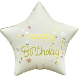 HAP 103 - Happy Birthday hvězdička 44cm