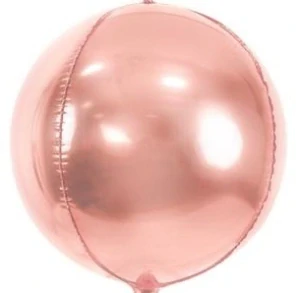 POST 314 - 3D - rosegold bublina / 40cm