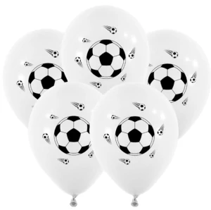 BAL 101 - Balonkový buket Fotbal Lux, 30 cm - 5 ks