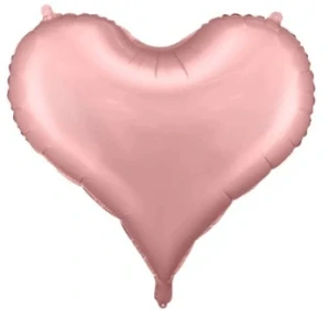 SRDCE 103 Foliový balonek srdce rose gold 75cm