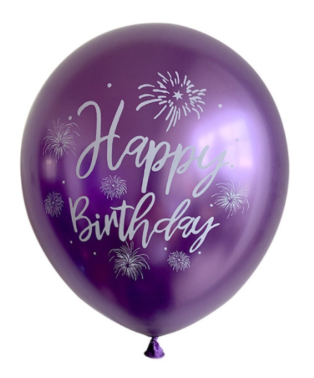 BAL 06 / fialová / happy birthday