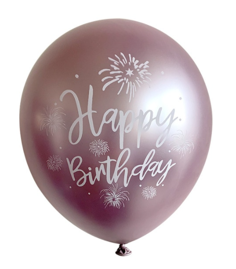 BAL 07 / light pink / happy birthday