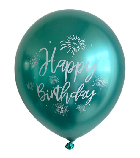 BAL 08 / aqua green / happy birthday