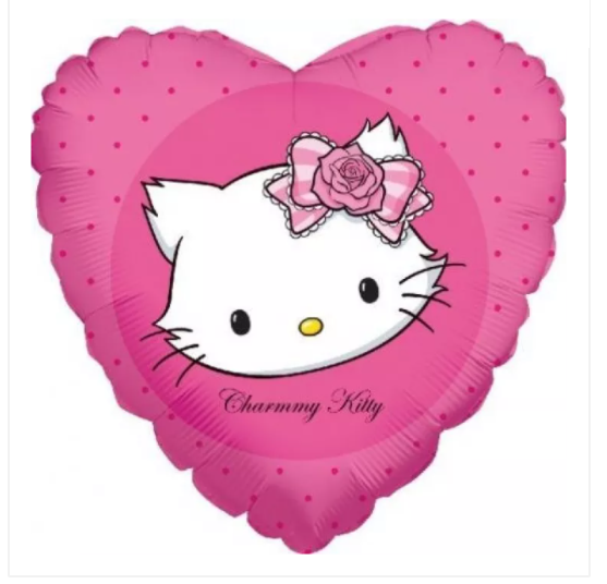 POST 08 - Hello Kitty srdce / 46 cm