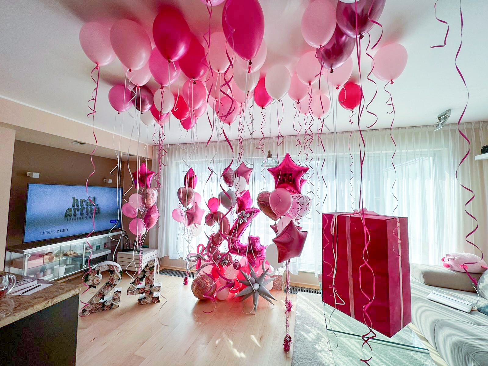 Balónková dekorace - narozeniny FULL