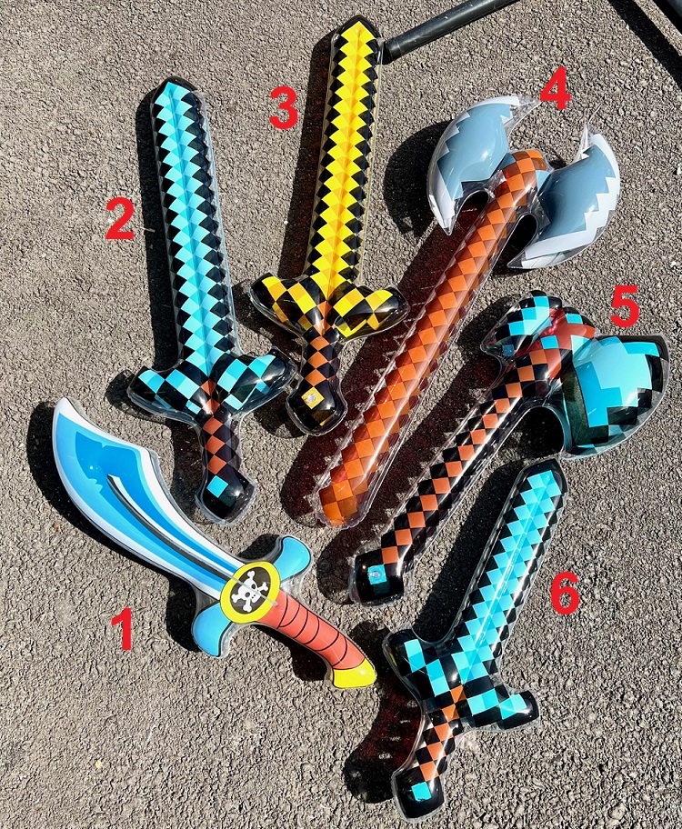 NAF 6. Malý meč žlutý / minecraft