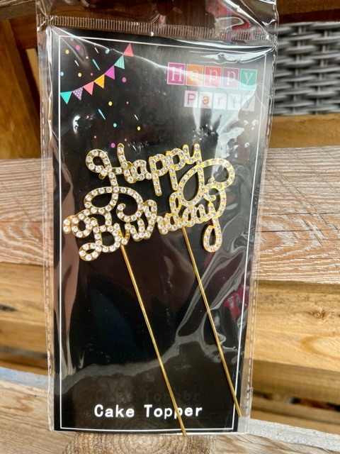 Na dort 11 - HB gold / kovová s kamínky