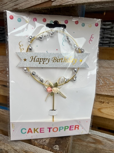 Na dort 15 - HB silver / kruh s korálky