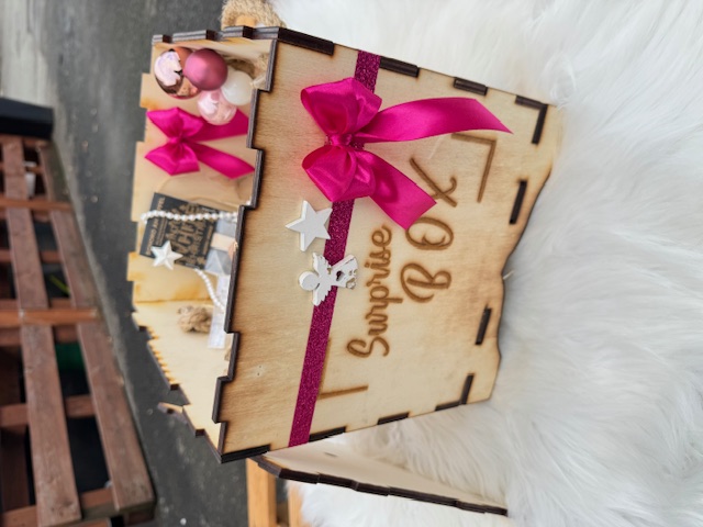 WOOD Dřevěný box - MAMINCE 25x25x25 cm