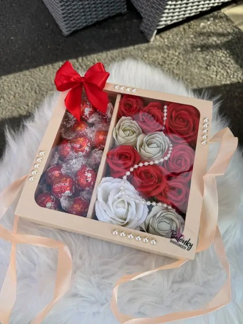 Flower Box -  duo PINK