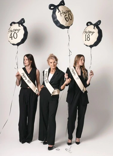 HAP 105 - Balonek s mašlí, 40. narozeniny / 50cm