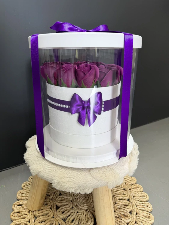 Flower box viola M + box