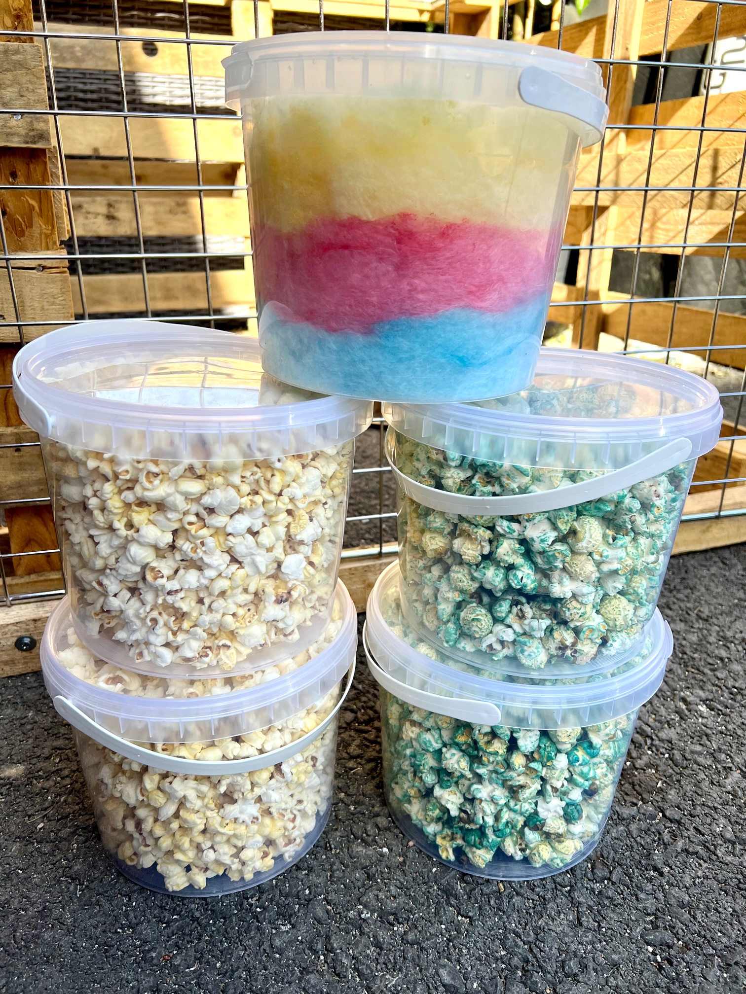 POPCORN kýbl - sladký 3500 ml