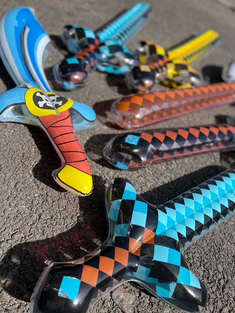 NAF 2. Velký meč modrý / minecraft