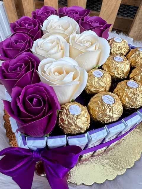 Dortík 03 - Violetta / srdce / 22cm