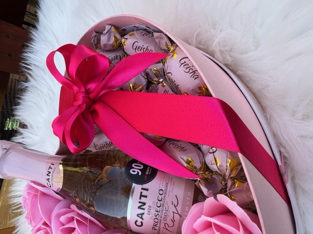 BOX 01 - Love - Pink Prosecco / 22cm