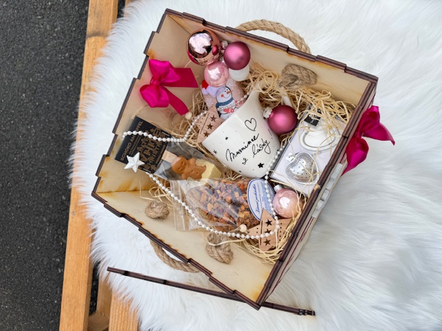 WOOD Dřevěný box - MAMINCE 25x25x25 cm