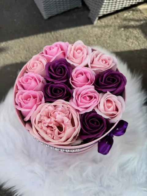 Flower Box - pink lila 'M'