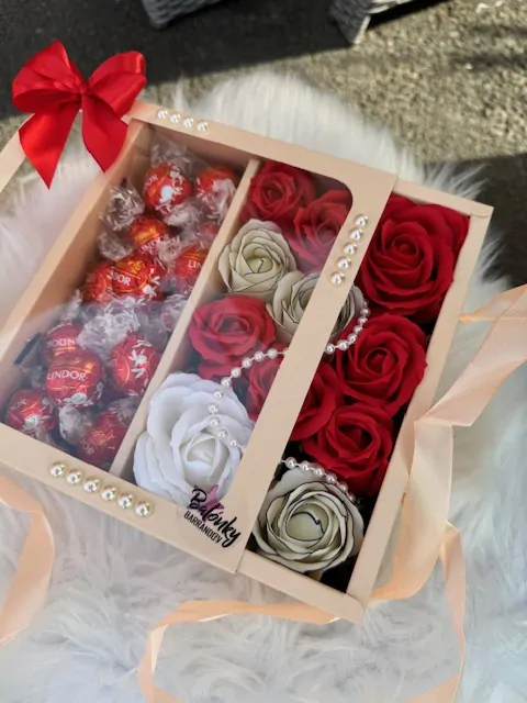 Flower Box -  duo PINK