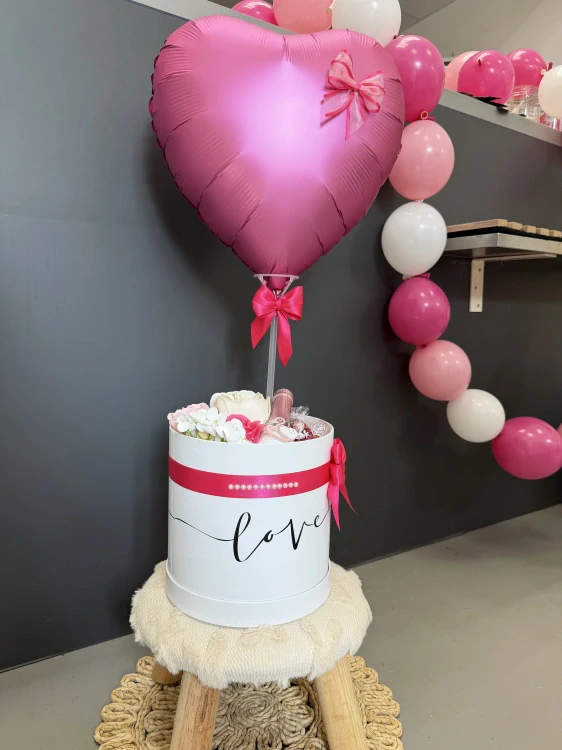 Flower box - big heart ❤️ - L