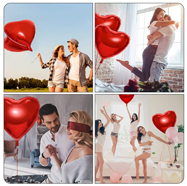 SR 57 - velké srdce červené / 60cm