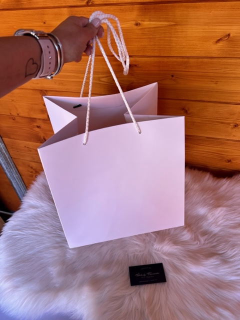 Papírová taška na dortík / flower box