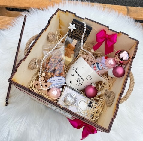 WOOD Dřevěný box - MAMINCE 25x25x25 cm