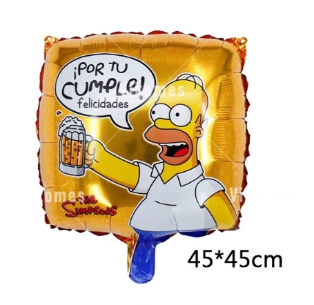 SADA 46 Simpsonovi 11ks / rozměry v galerii / včetně helia