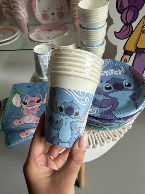 Stitch kelímek 6ks - 200ml