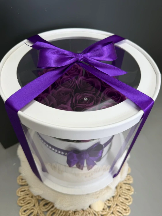 Flower box viola M + box