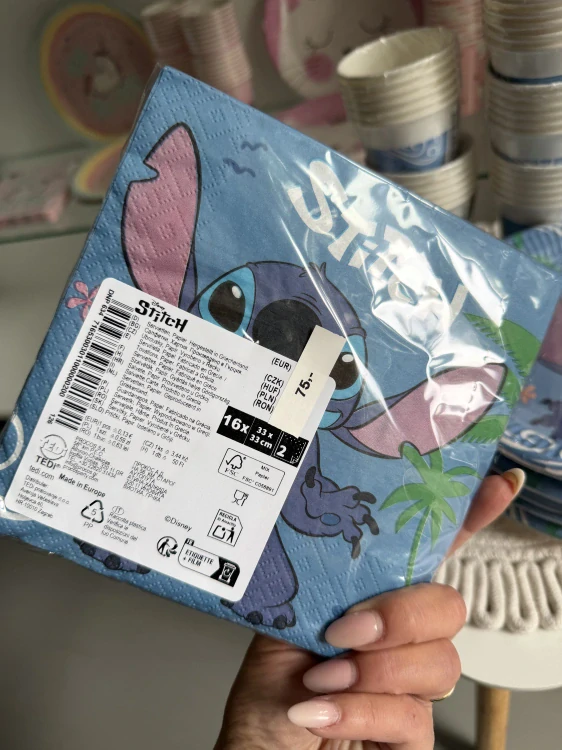 Stitch kelímek 6ks - 200ml